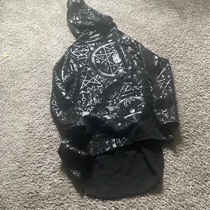 Killstar Black Hoodie with White Moth Label